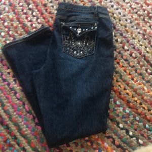 Jeans wider straight leg